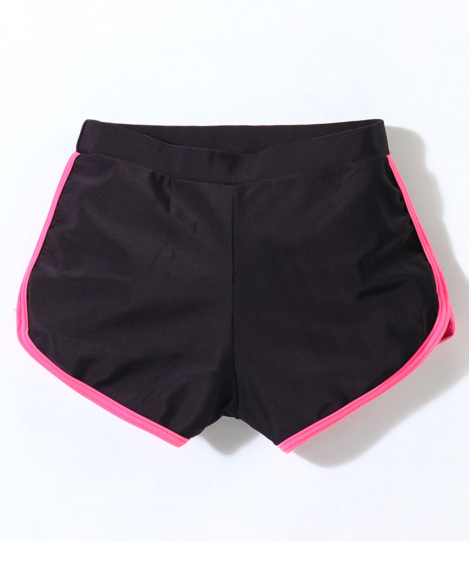 SURF PRINTED RAGLAN SLEEVES 3 PIECE SWIMSUIT - BLACK & PINK (3 TO 10 YEARS)
