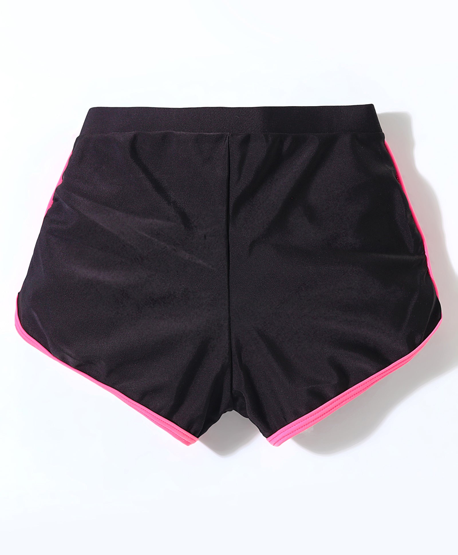 SURF PRINTED RAGLAN SLEEVES 3 PIECE SWIMSUIT - BLACK & PINK (3 TO 10 YEARS)