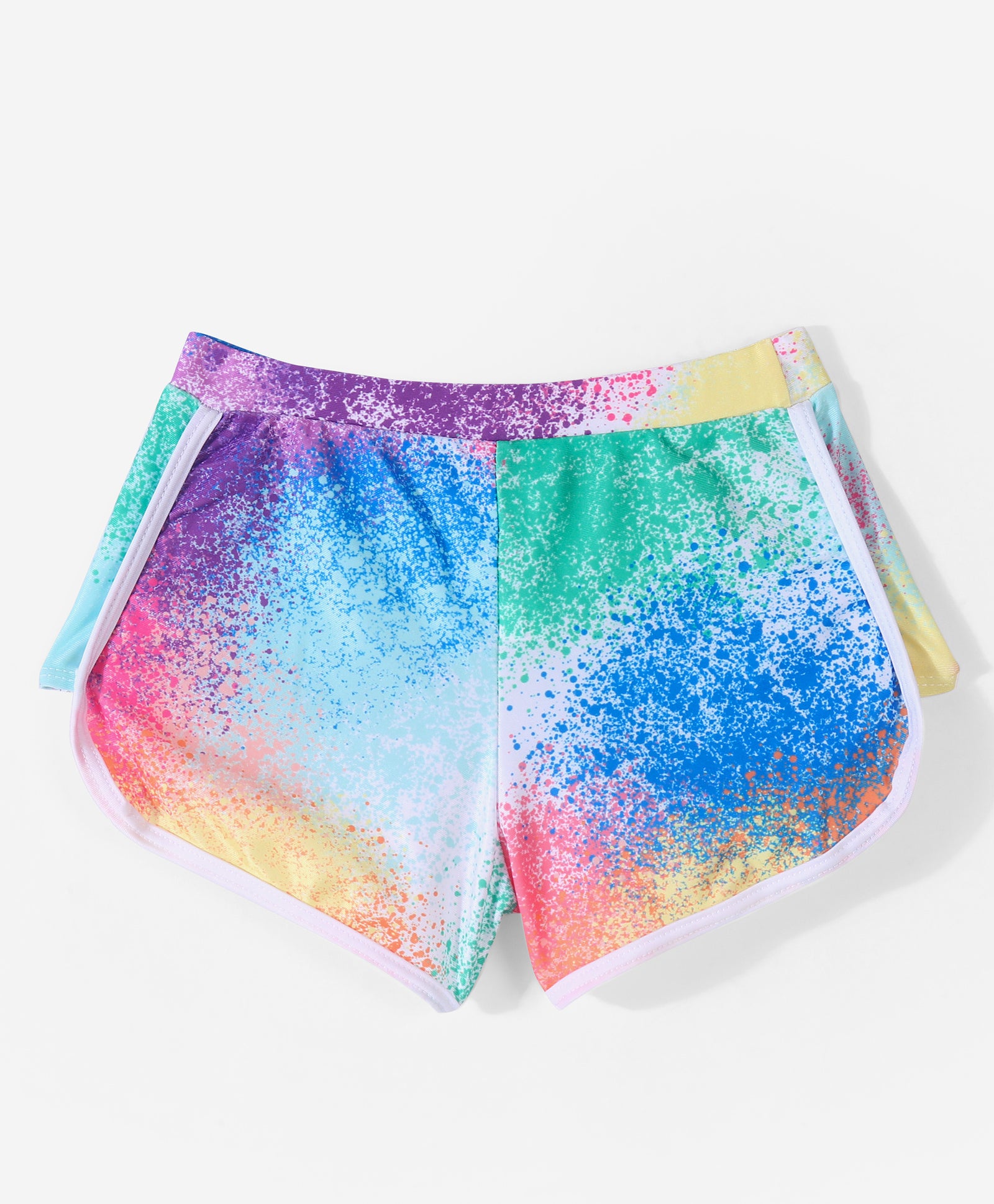 TIE-DYE SMILE PRINT FULL SLEEVES 2 PIECE SWIMSUIT - MULTICOLOR (3 TO 10 YEARS)