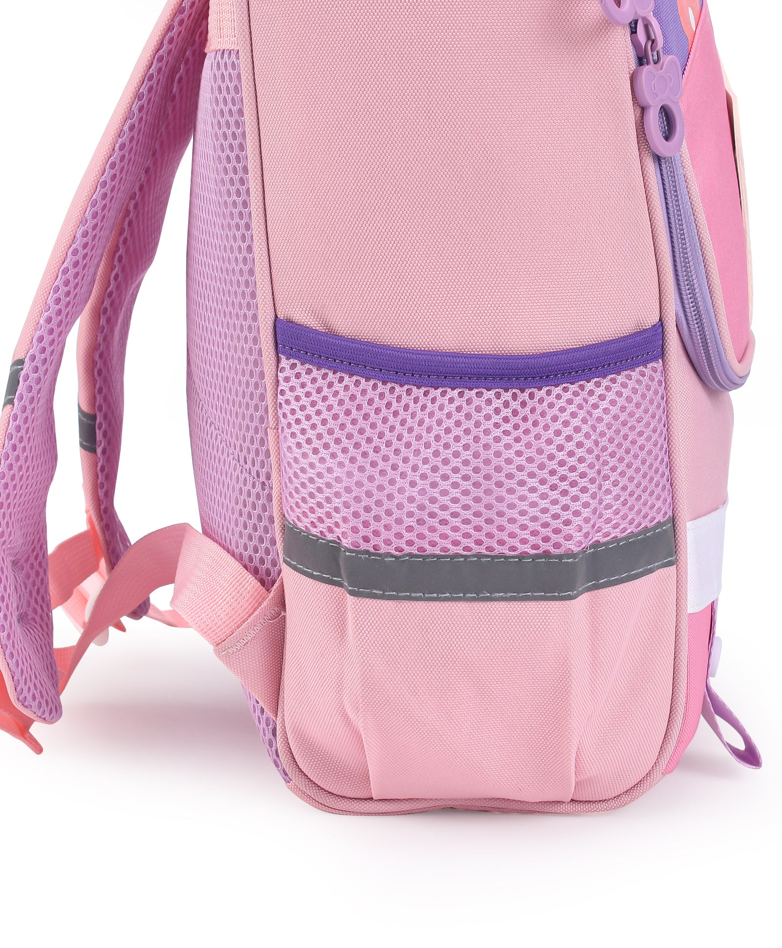 Cat Print Backpack - Pink