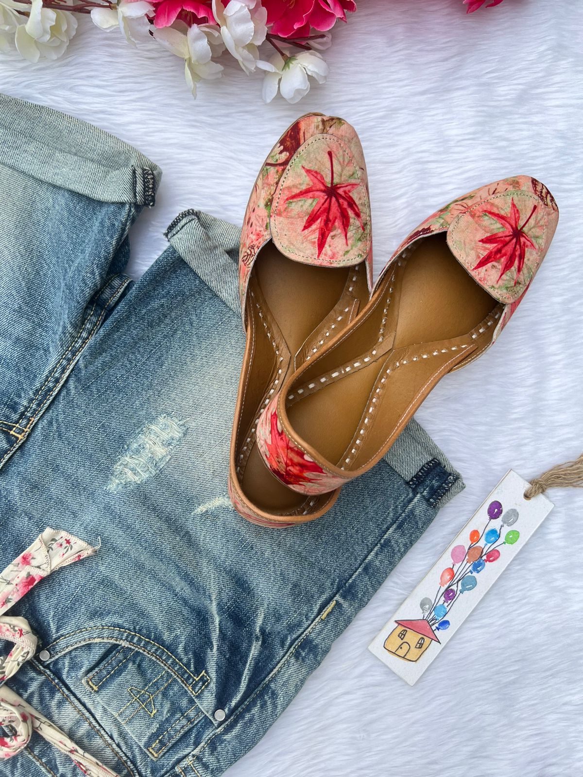VINTAGE PRINT LOAFERS