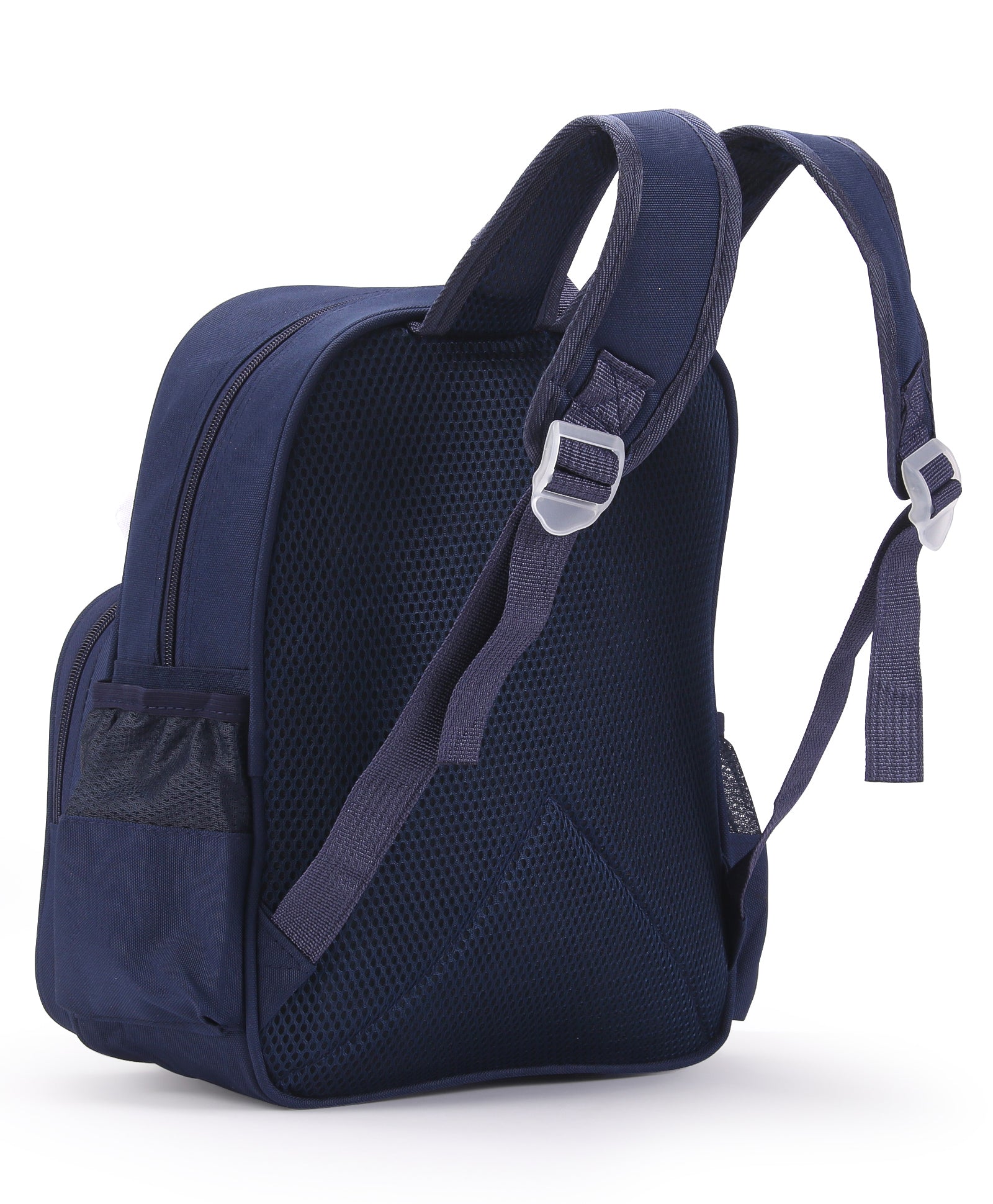 Dinosaur Print Double Pocket Backpack - Blue