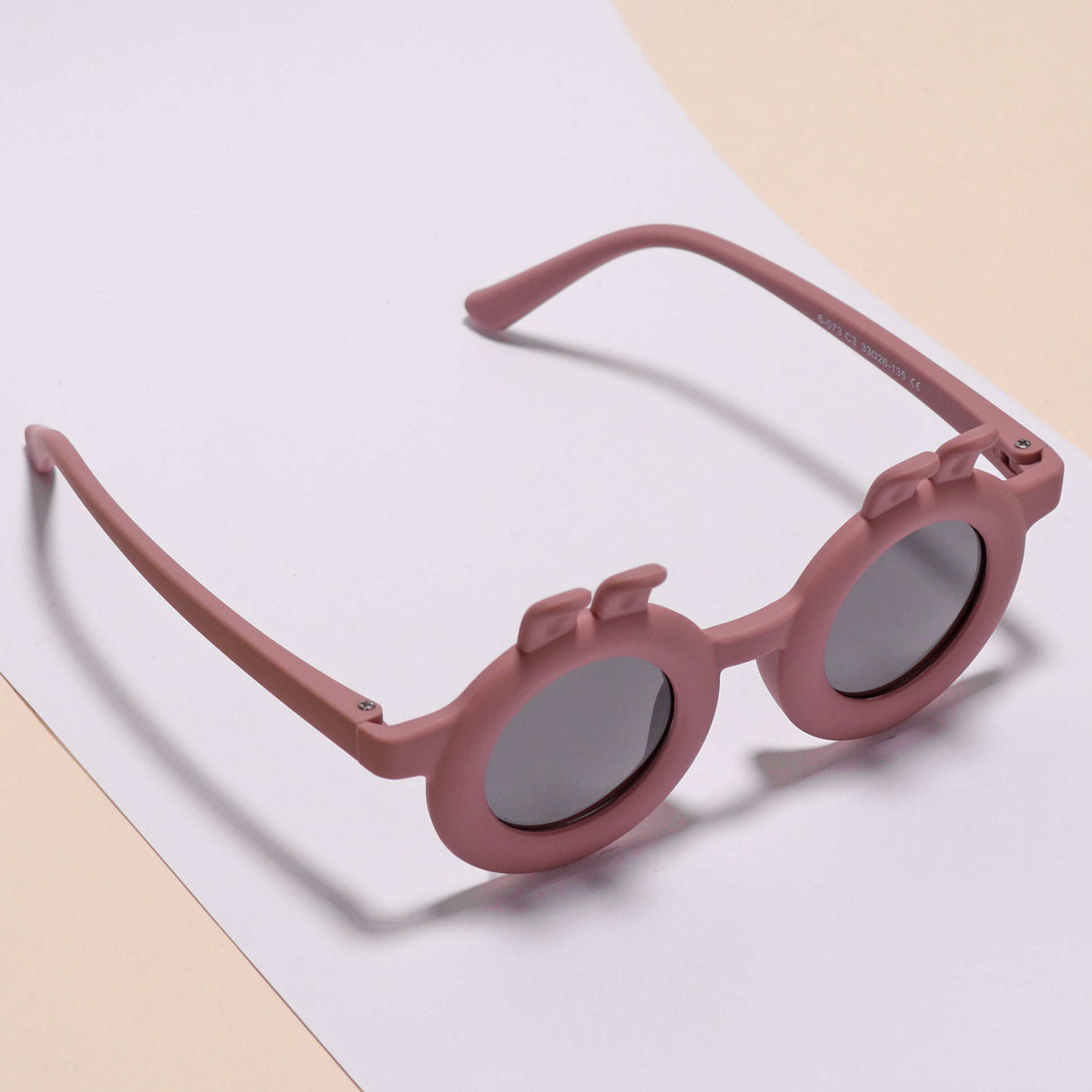 BUNNY EARS UNBREAKABLE SUNGLASSES BROWN  (2 YEARS TO 6 YEARS)
