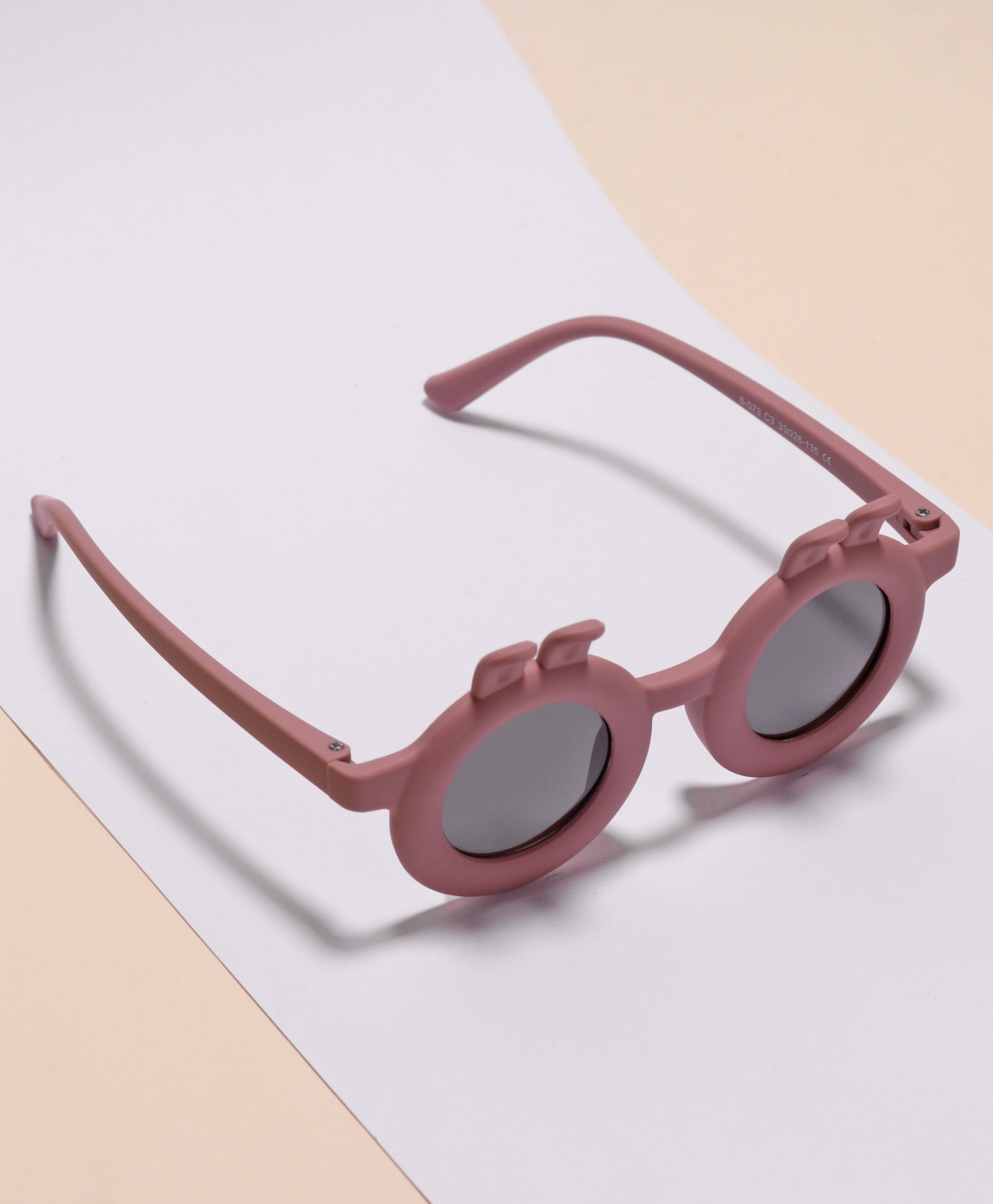 BUNNY EARS UNBREAKABLE SUNGLASSES BROWN  (2 YEARS TO 6 YEARS)