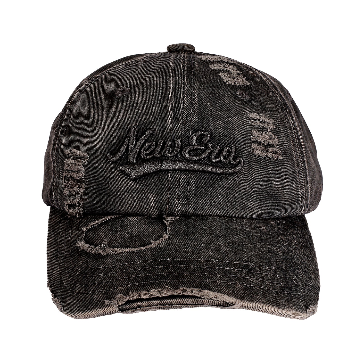 NEW ERA EMBROIDERED DENIM CAP - BLACK (4 YEARS TO 8 YEARS)