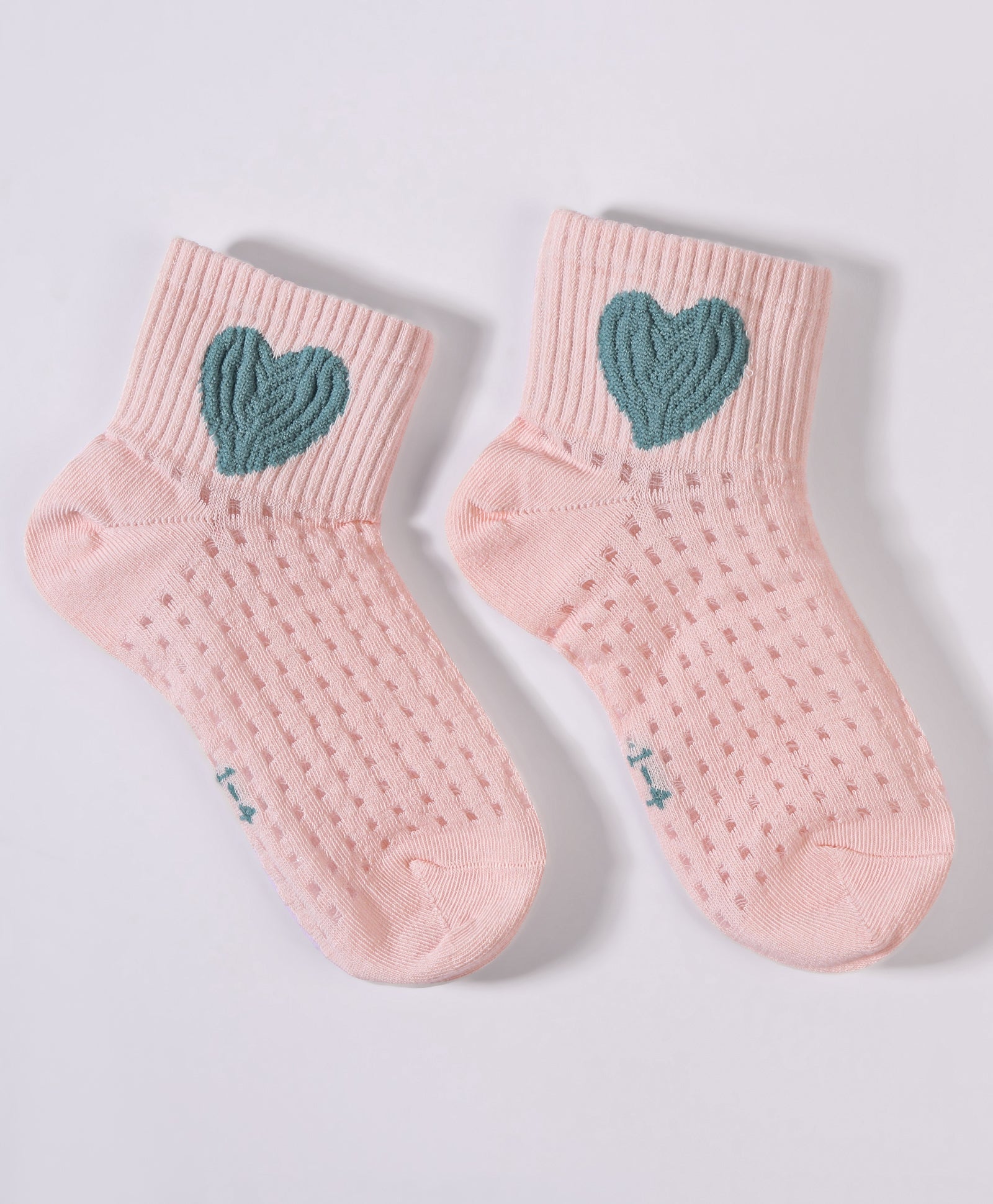 Heart Patch & Bunny Printed Ankle Length Anti Bacterial Socks Pack of 3-Multicolour (1 TO 12 YEARS)