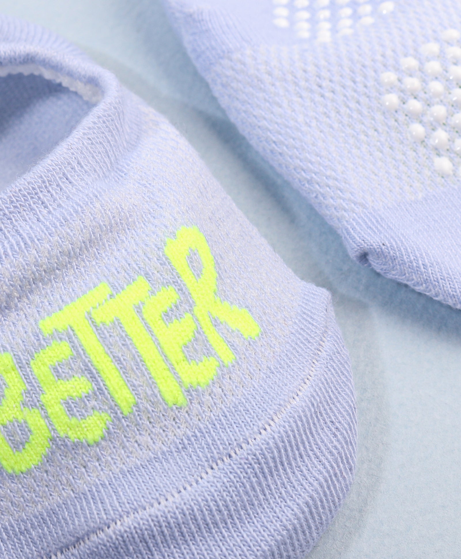 Better & Bear Print Loafer Socks Pack of 2 - Blue & White ( 1 TO 12 YEARS)