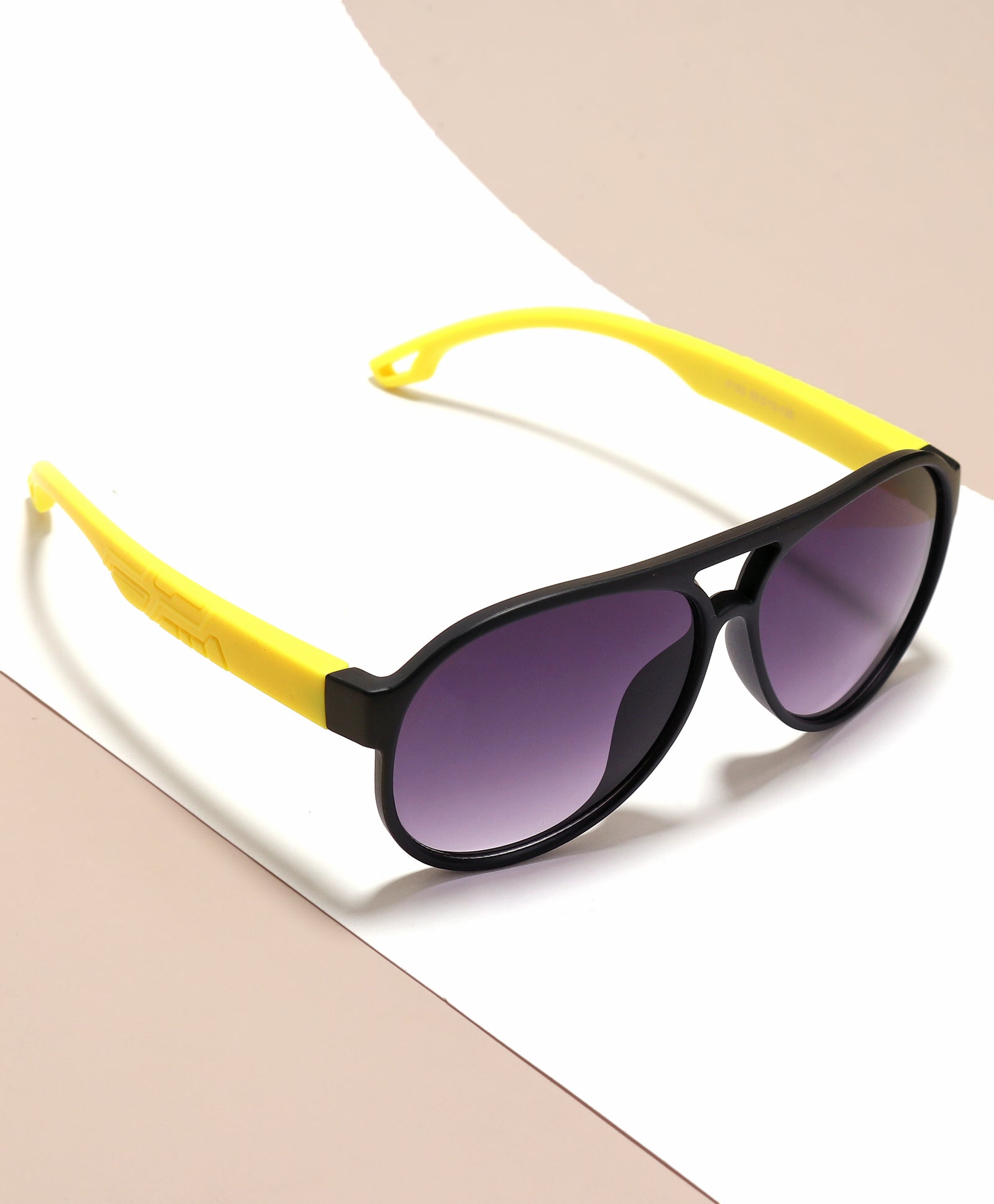 AVIATOR SHAPE SUNGLASSES - BLACK (2 YEARS TO 8 YEARS)