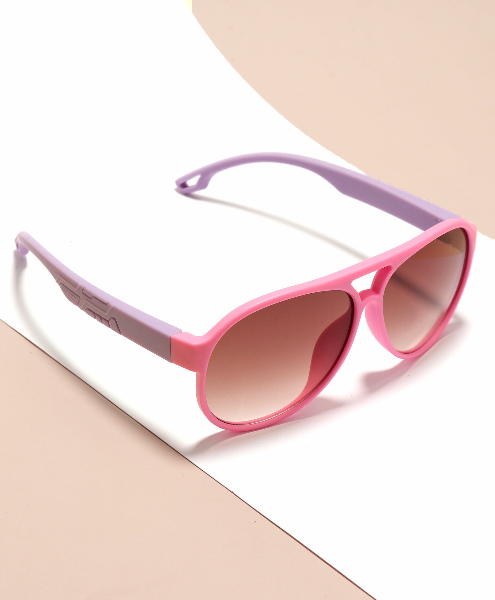 AVIATOR SHAPE SUNGLASSES - PINK (2 YEARS TO 8 YEARS)