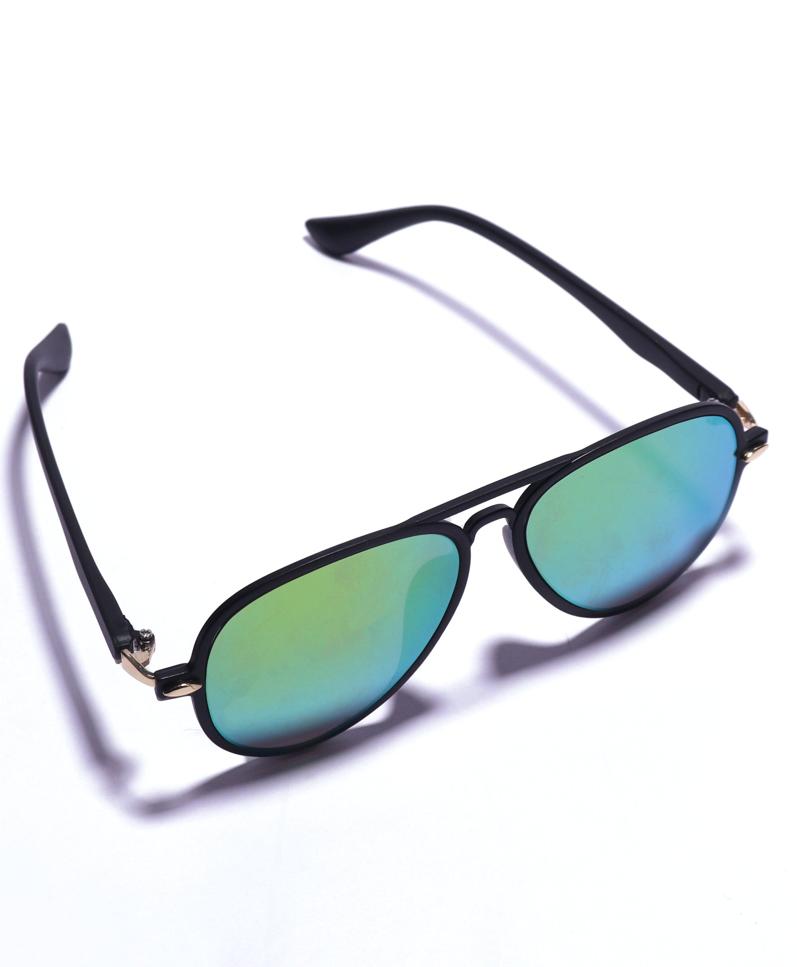 AVIATOR SHAPE MIRRORED SUNGLASSES - YELLOW (5 YEARS TO 10 YEARS)