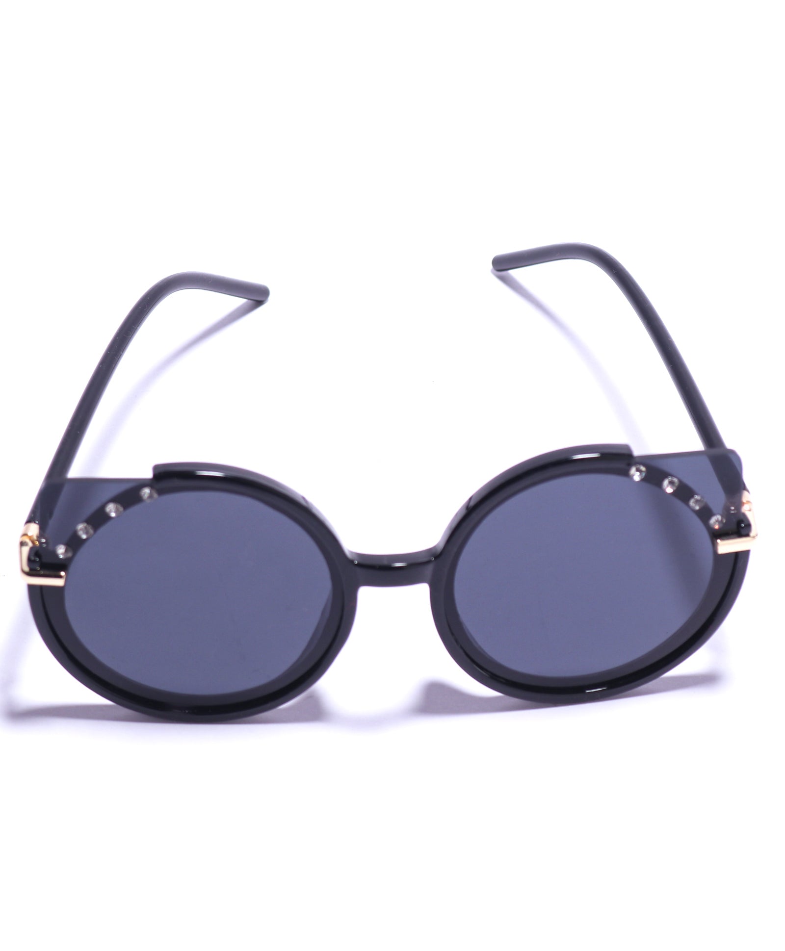 BEADS EMBELLISHED SUNGLASSES - BLACK(5 YEARS TO 10 YEARS)