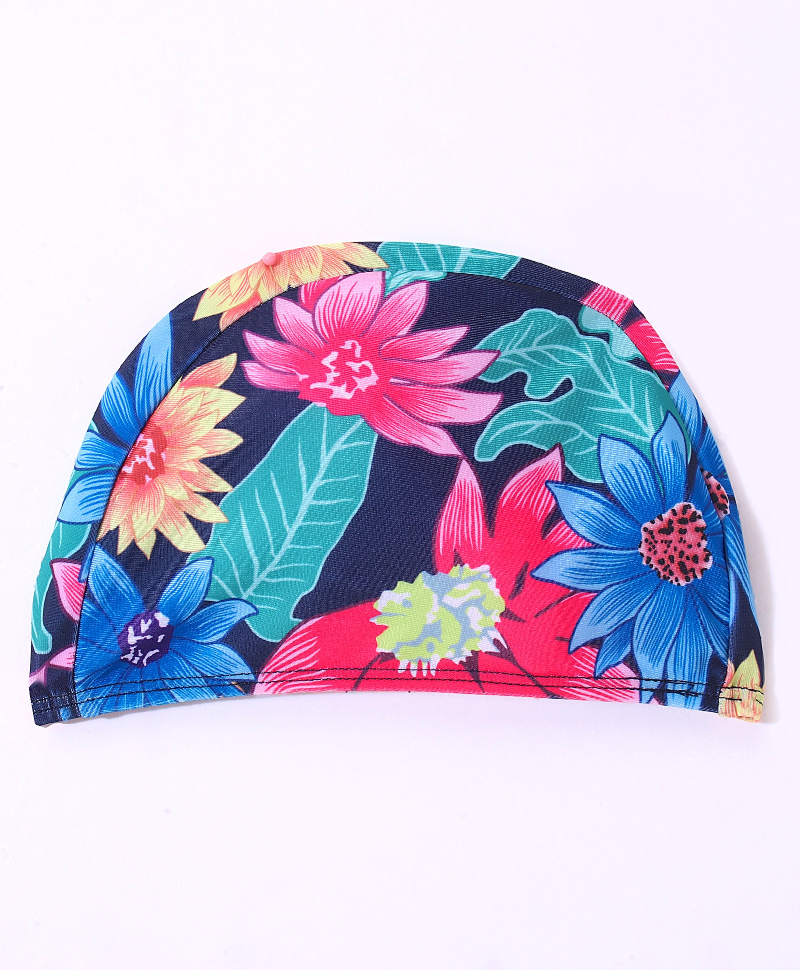 SUNFLOWER PRINTED FULL SLEEVES V CUT SWIMSUIT WITH CAP - MULTICOLOR (2 TO 6 YEARS)