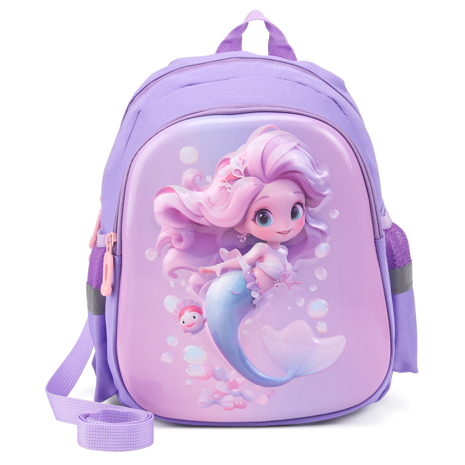Mermaid 3D Hard Case Backpack - Purple